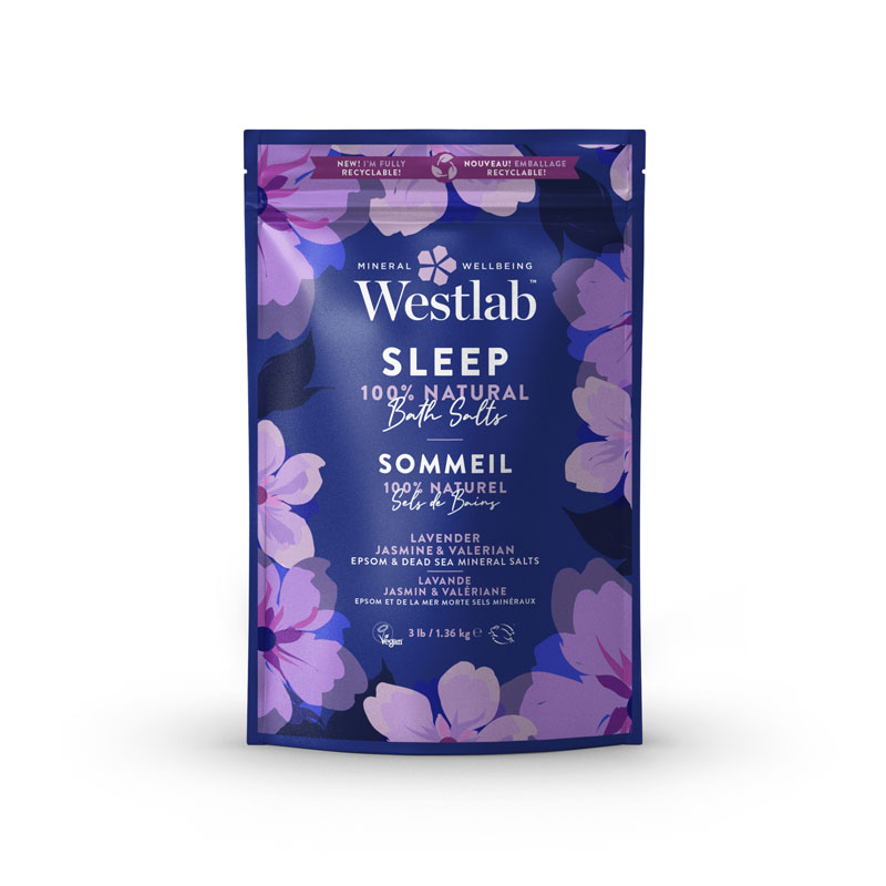 Westlab Epsom Bathing Salts Sleep - Lavender & Jasmine - 1.36Kg