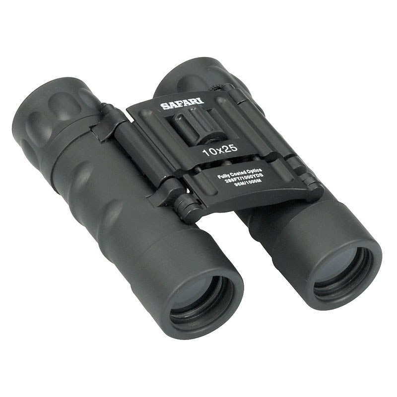 Safari 10x25 Binoculars - Black - SAF1025BK