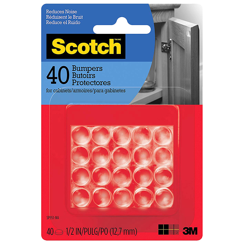 Scotch Bumpers For Cabinets Clear 0 5in 40 S London Drugs