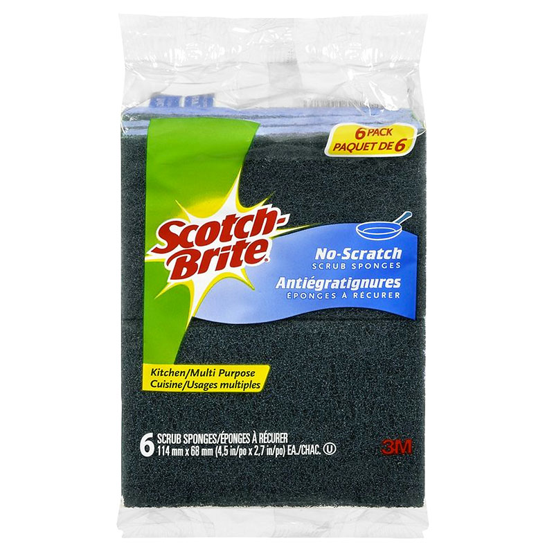 Scotch-Brite No Scratch Sponge - 6 pack