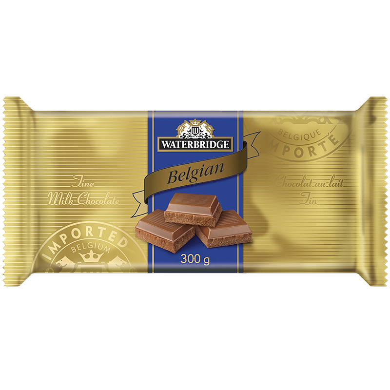 Waterbridge Chocolate Bar - Milk Chocolate - 300g