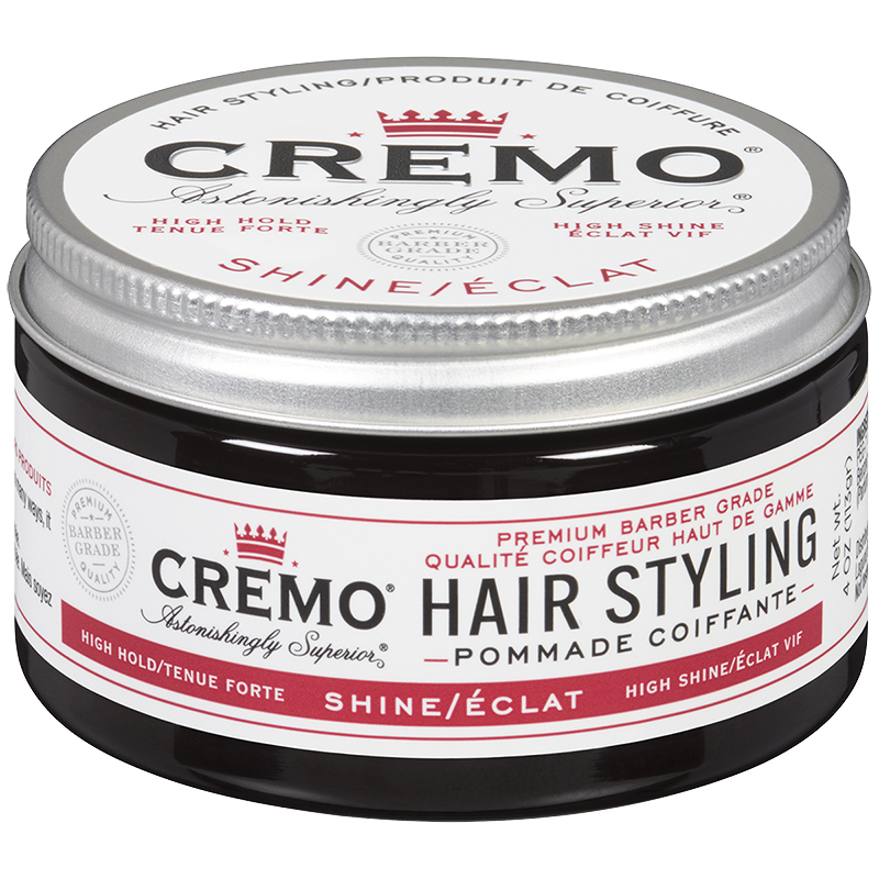 Cremo Astonishingly Superior Shine Hair Styling Pomade - High Hold -118 ml