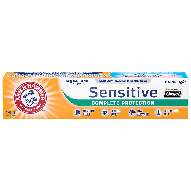 Arm and Hammer Sensitive Complete Protection Toothpaste - Fresh Mint - 120ml