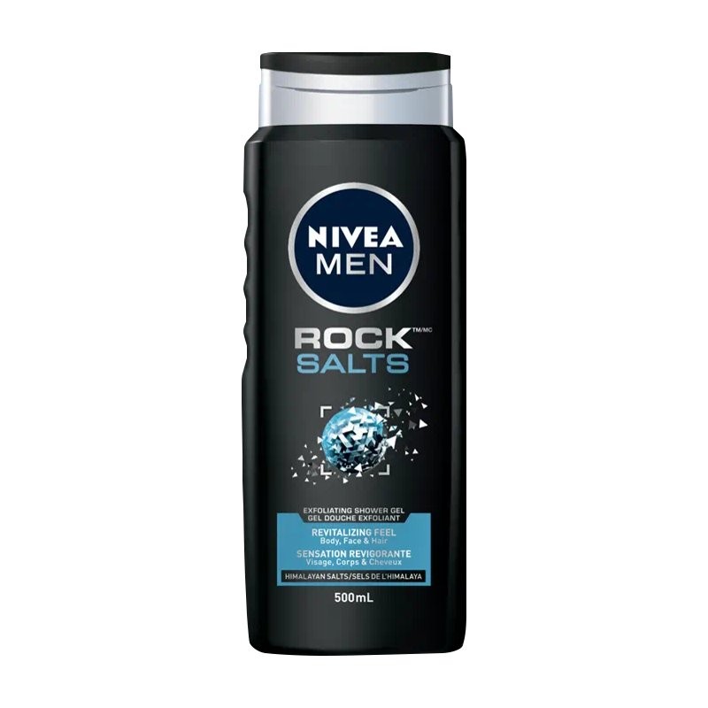 Nivea Men Shower Gel - Rock Salt - 500ml