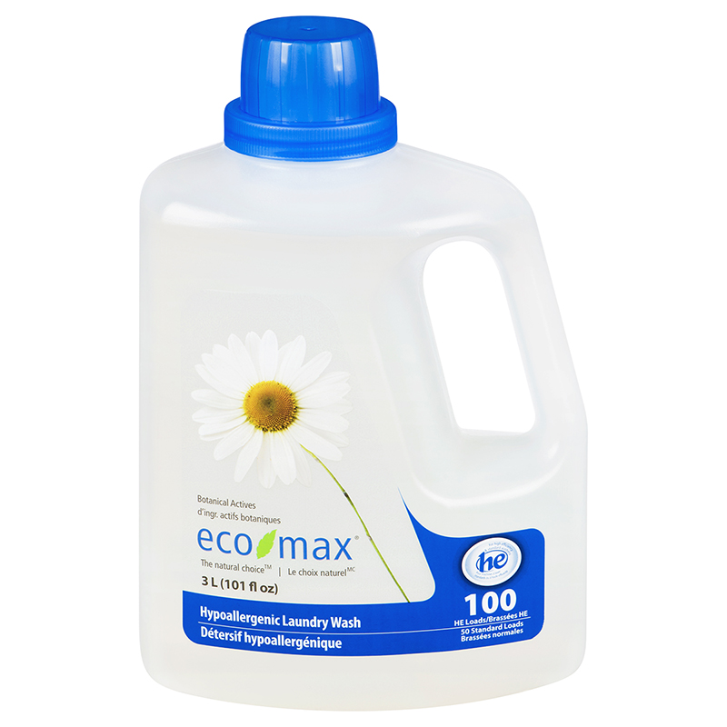 Eco Max Hypoallergenic Laundry Detergent - 3L/50 Standard loads