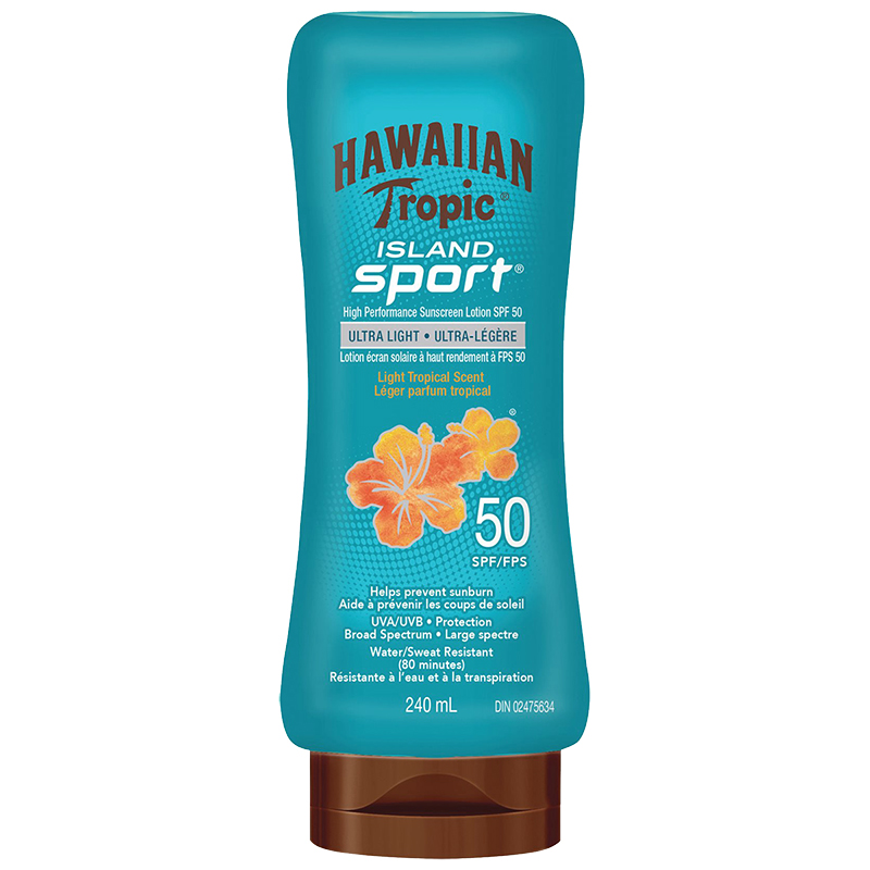 Hawaiian Tropic Island Sport Sunscreen Lotion - SPF 50 - 240ml
