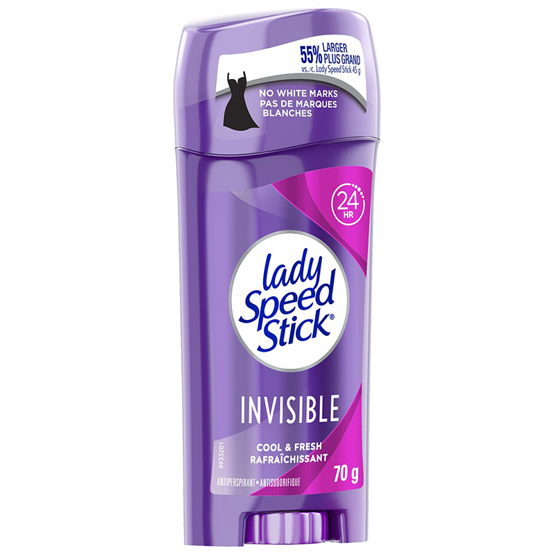 Lady Speed Stick Invisible - Cool & Fresh - 70g 