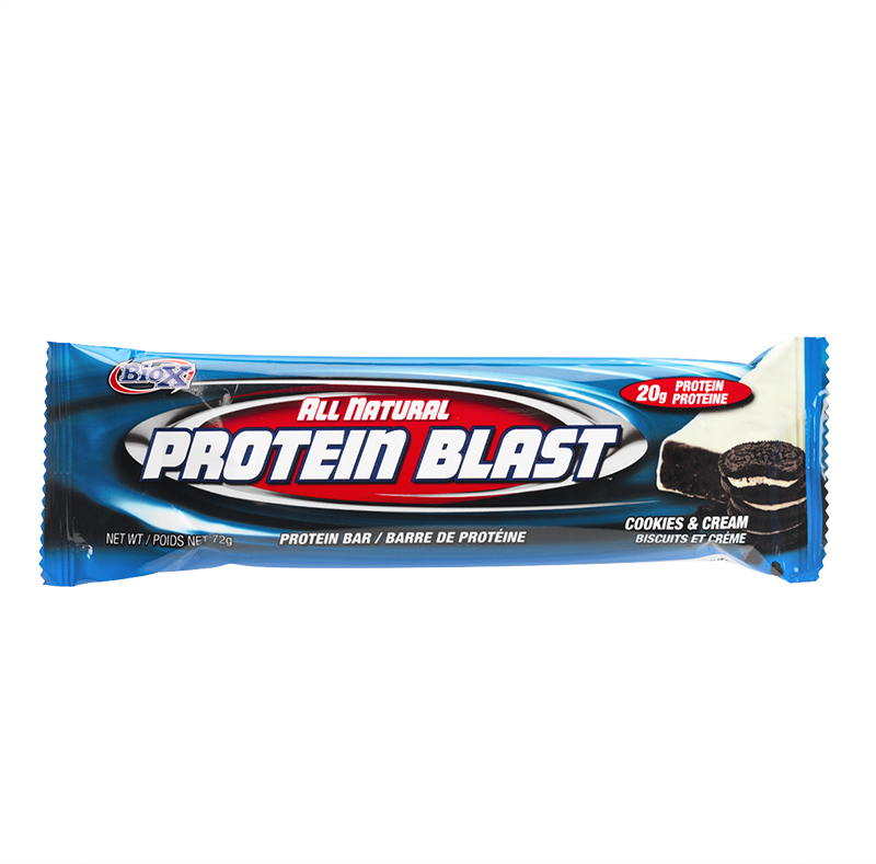BioX Protein Blast Bar - Cookies & Cream - 72g