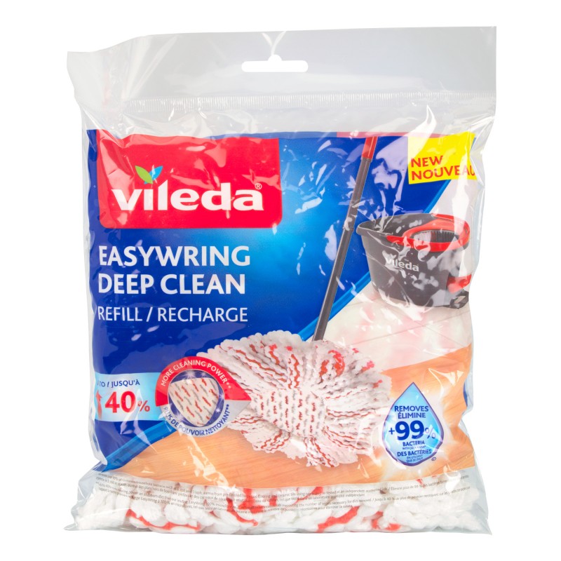 Vileda Easy Wring Refill - White/Red