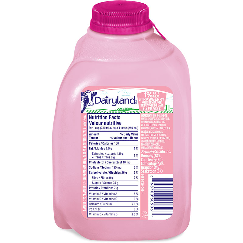 Dairyland Strawberry Milk - 1L