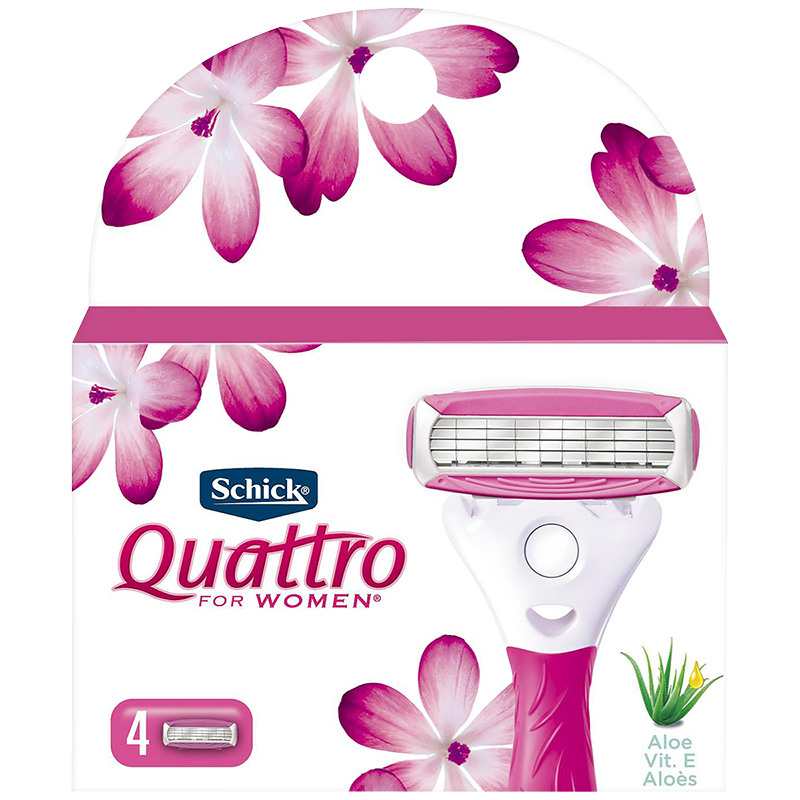 Schick Quattro for Women - Cartridges - 4 pack