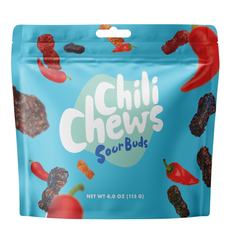 Chili Chews Sour Buds - 113g
