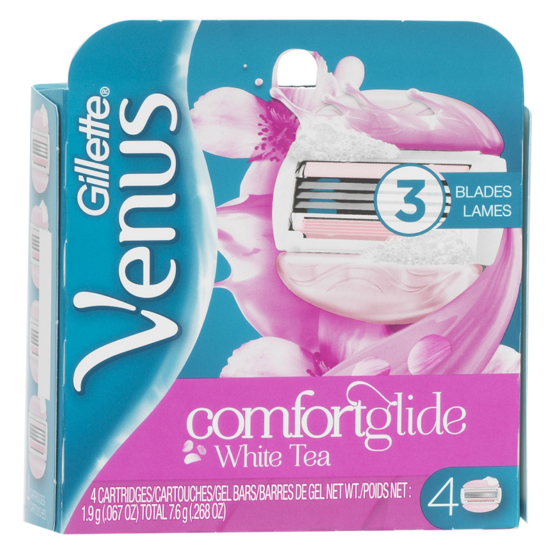 Gillette Venus Comfort Glide - White Tea - 4 Cartridges