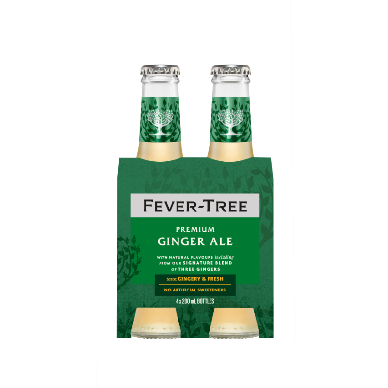 Fever-Tree Premium Ginger Ale - 4x200ml