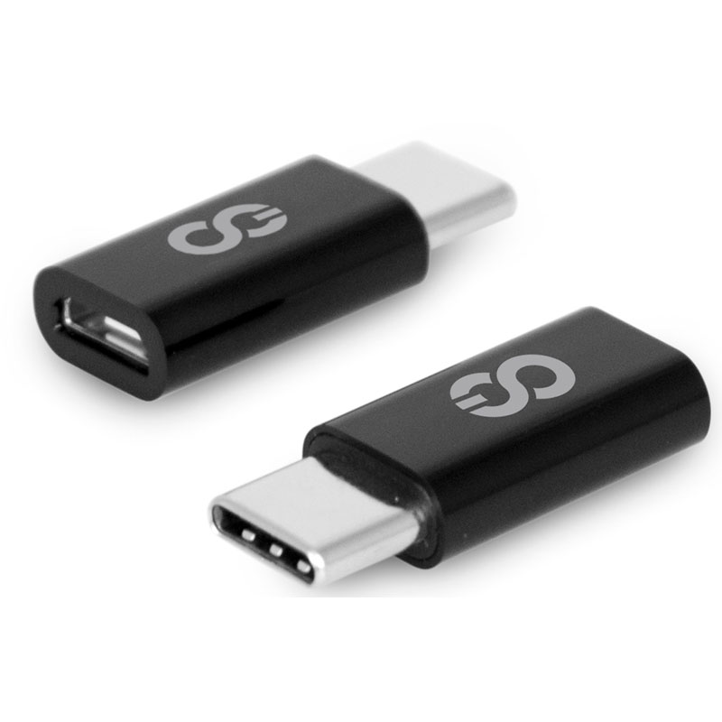 Logiix Micro to USB-C Adapter - Black - LGX12445