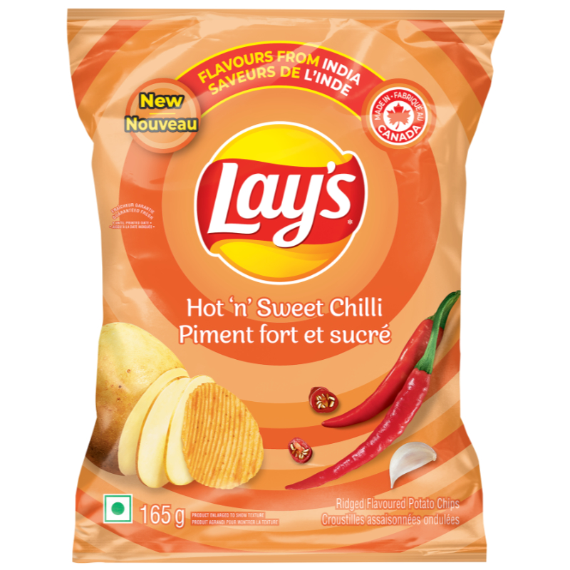 Lay's Potato Chips - Hot 'n' Sweet Chilli - 165g