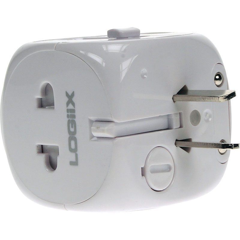 Logiix World Travel Adapter - White - LGX10280