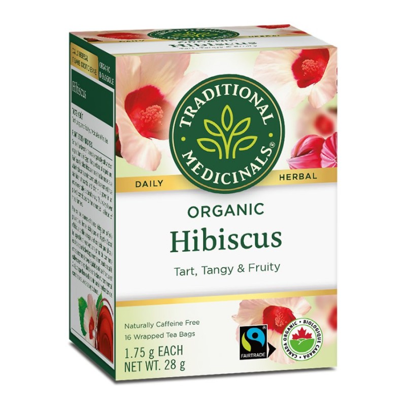 Traditional Medicinals Tea Bags - Organic Hibiscus - 16 x 1.75g