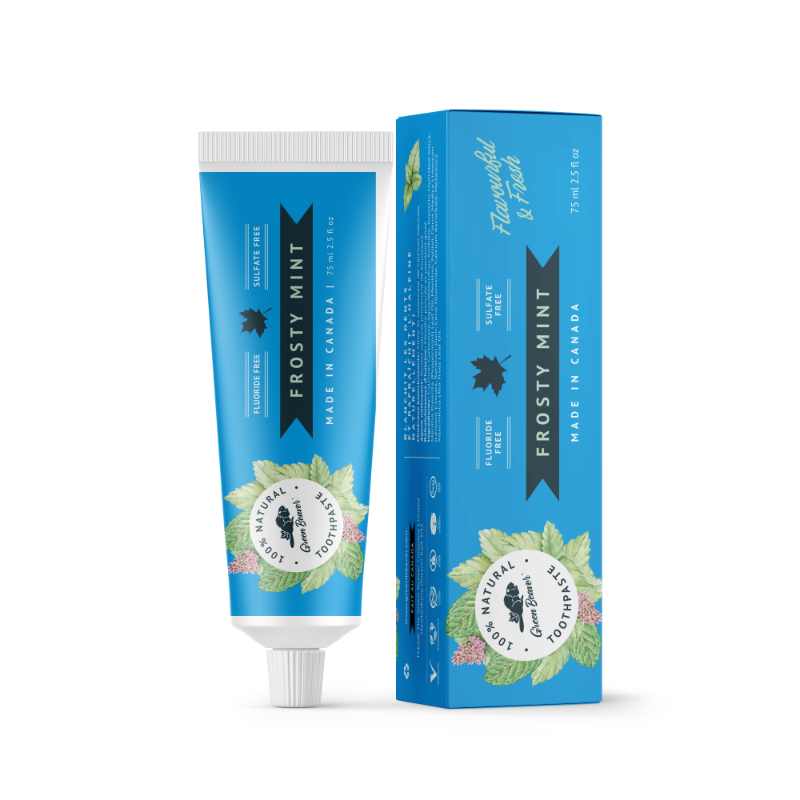 The Green Beaver Company Natural Toothpaste - Frosty Mint - 75ml