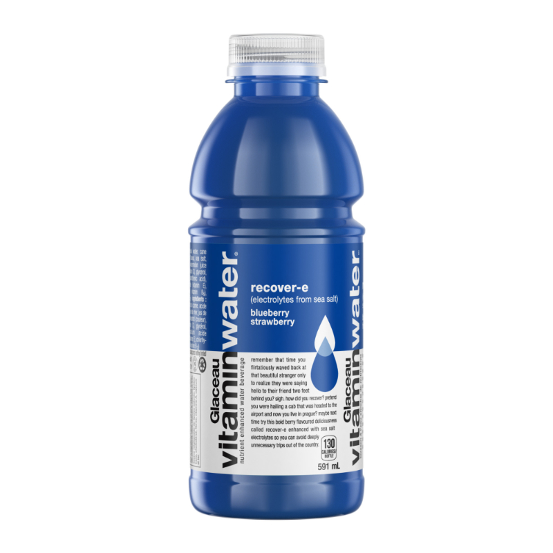 Vitamin Water Recover-e - Blueberry Strawberry - 591ml
