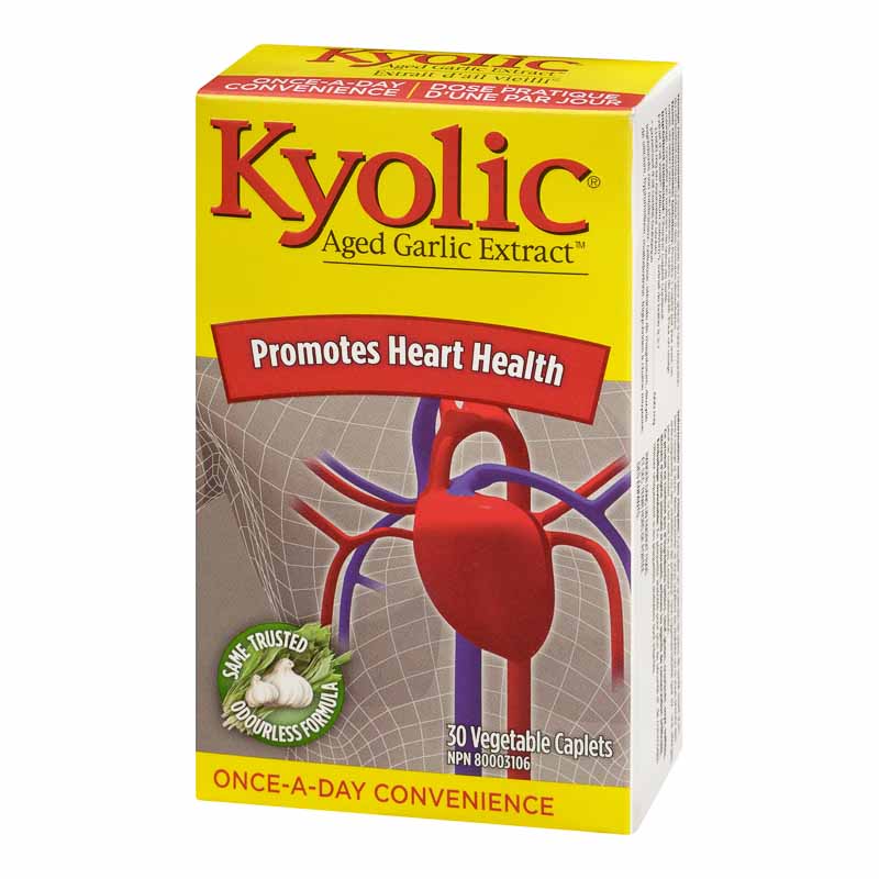 Kyolic Once a Day Odourless Aged Garlic Extract - 30 caplets