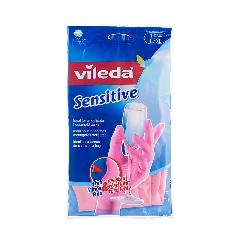 Vileda House Hold Gloves Sensitive Touch - Large/X-Large