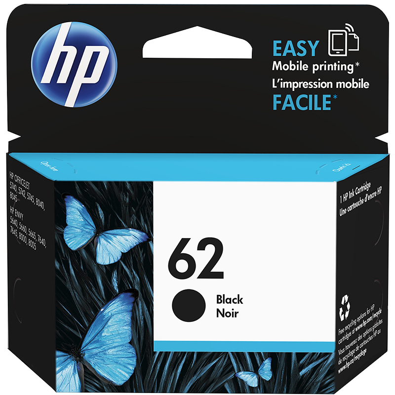 HP 62 cartouche d'encre noir+couleurs SC Combo Content Pack