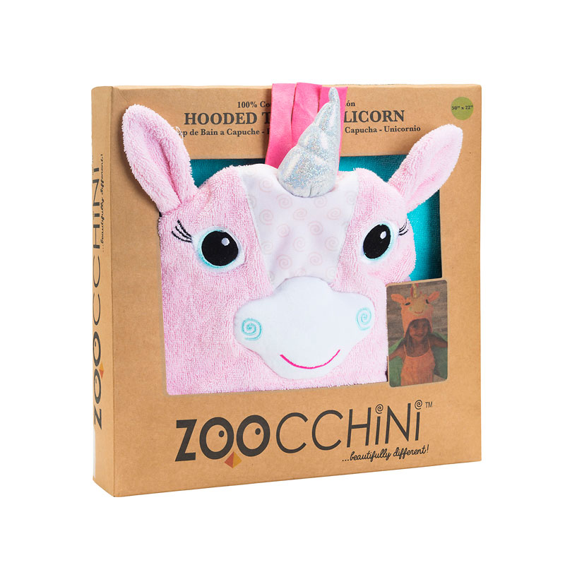 Zoocchini Toddler Towel - Allie the Alicorn
