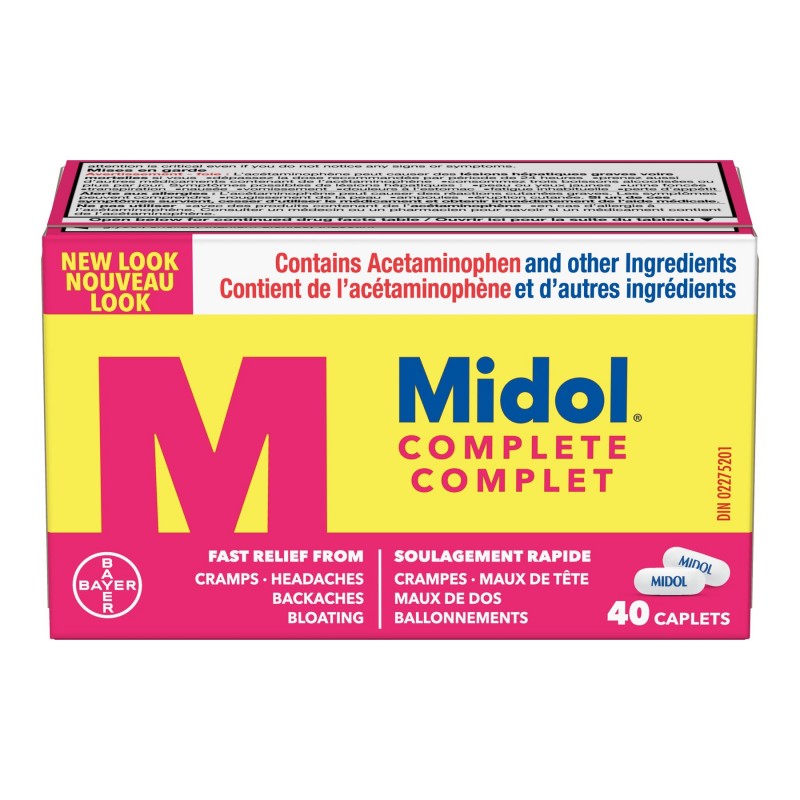 Midol Complete Caplets - 40's