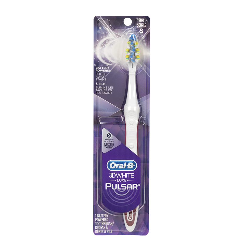 Oral-B Pulsar 3D White Advanced Vivid Toothbrush - Soft