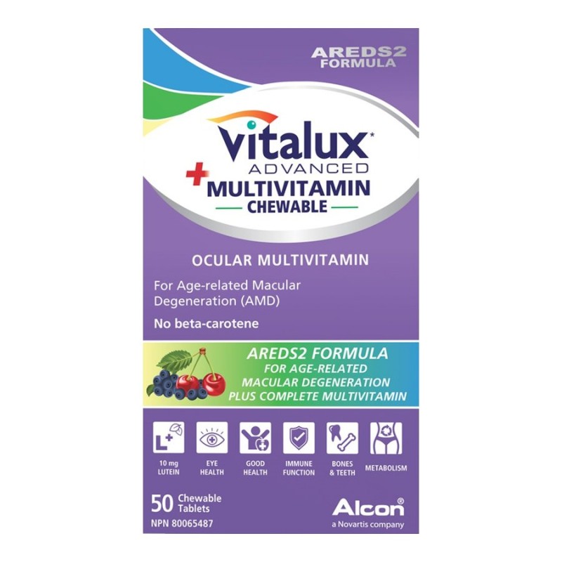 Vitalux Advanced Chewable Multivitamins - 50's