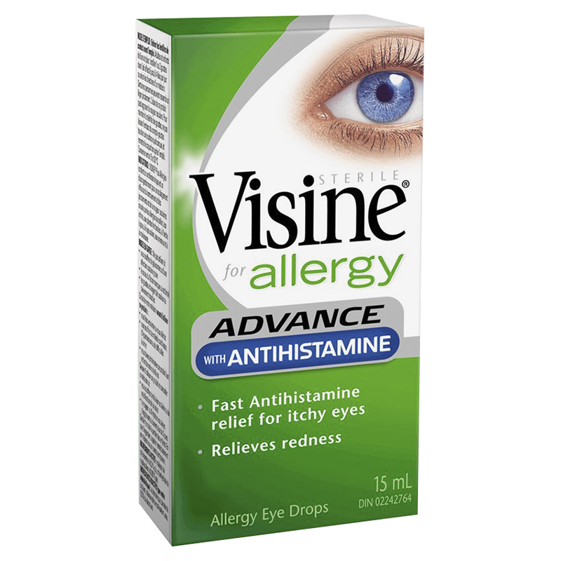 Visine Advance with Antihistamine Allergy Eye Drops - 15ml