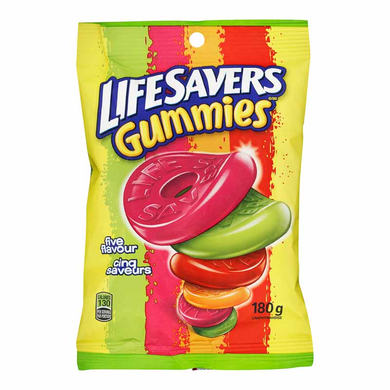 LifeSavers Gummies - Five Flavours - 180g