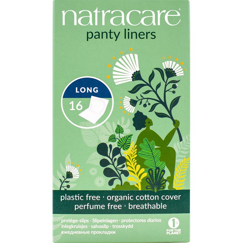 Natracare Panty Liners - Long - 16s