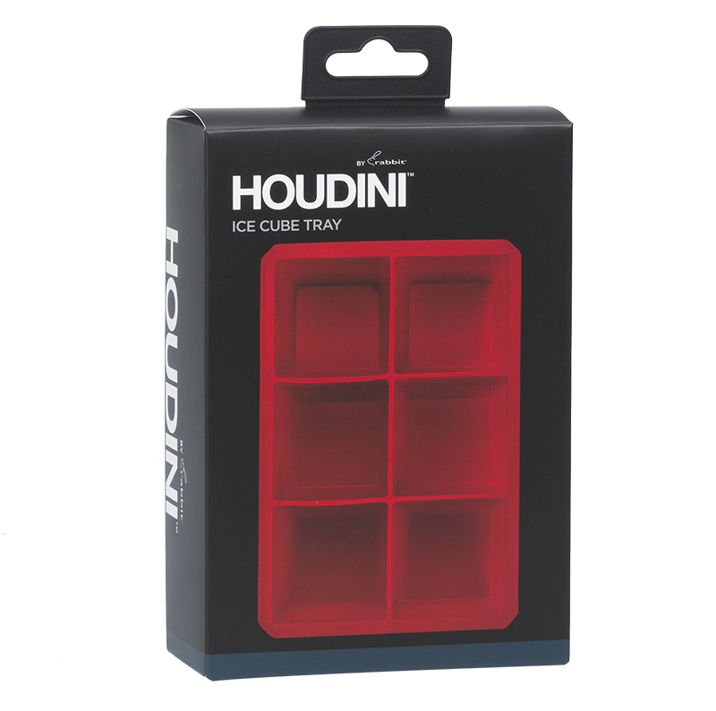 Houdini Large Ice Cube Tray - Red