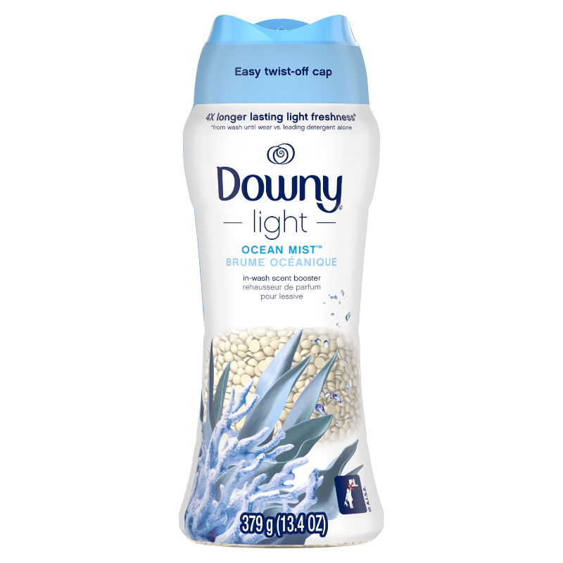 Downy Light In-Wash Scent Booster Beads - Ocean Mist - 379g