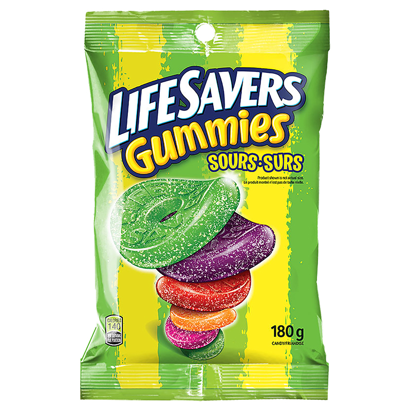 Lifesavers Gummies - Sour - 180g