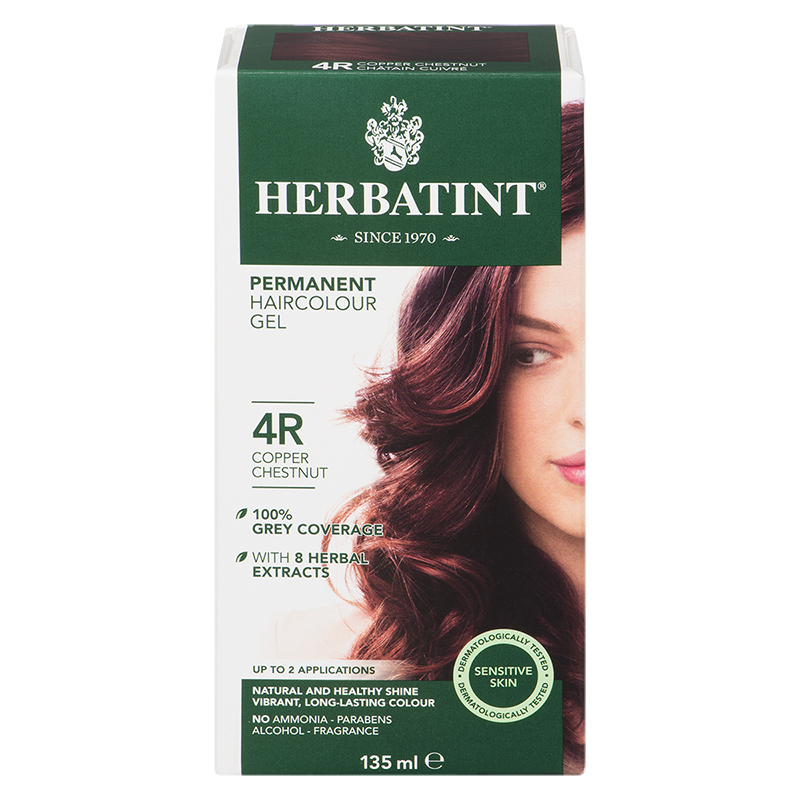 Herbatint Permanent Herbal Haircolour Gel - 4R Copper Chestnut 