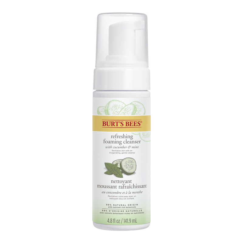 Burt's Bees Refreshing Foaming Cleanser - Cucumber and Mint - 141.9ml