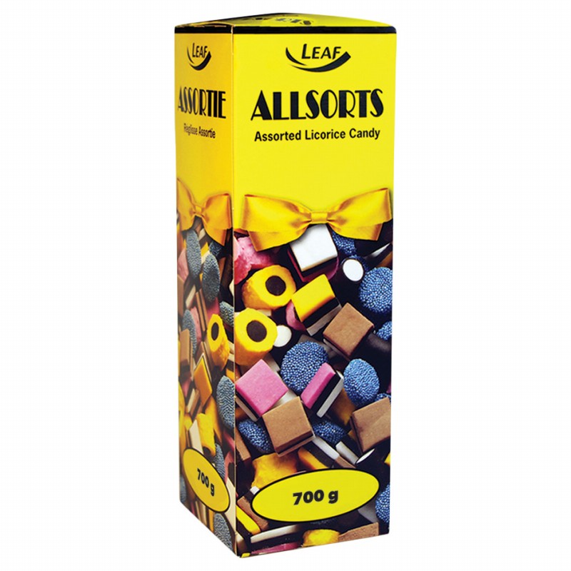 Leaf Allsorts Assorted Licorice Candy - 700g