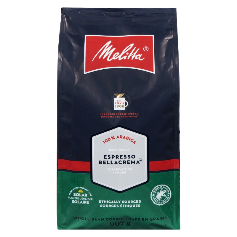 Melitta Whole Beans Rainforest Alliance Espresso - 907g