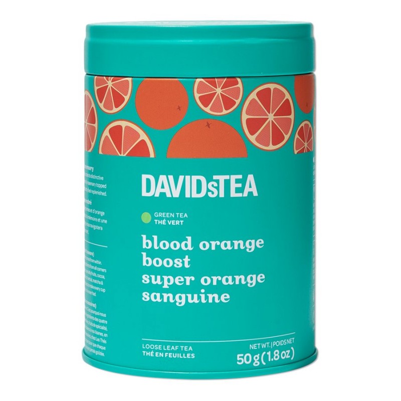 DAVIDsTEA Green Tea - Blood Orange Boost - 50g