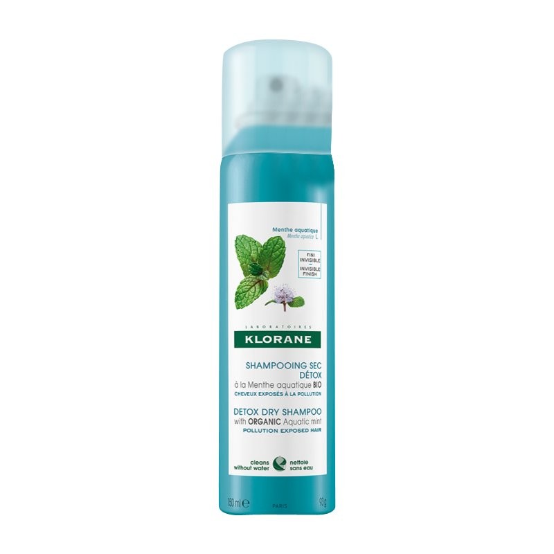 Klorane Detox Dry shampoo with Organic Aquatic Mint - 150 ml