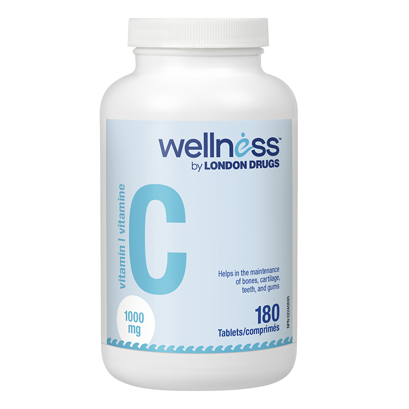 Wellness by London Drugs Vitamin C - 1000mg - 180s