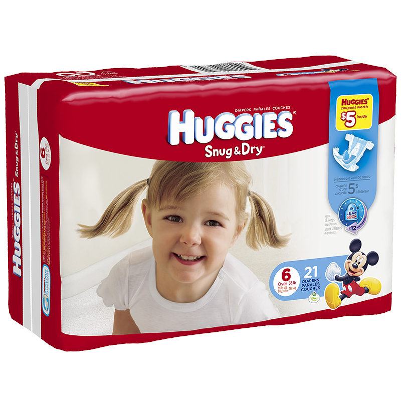 huggies snug and dry size 6
