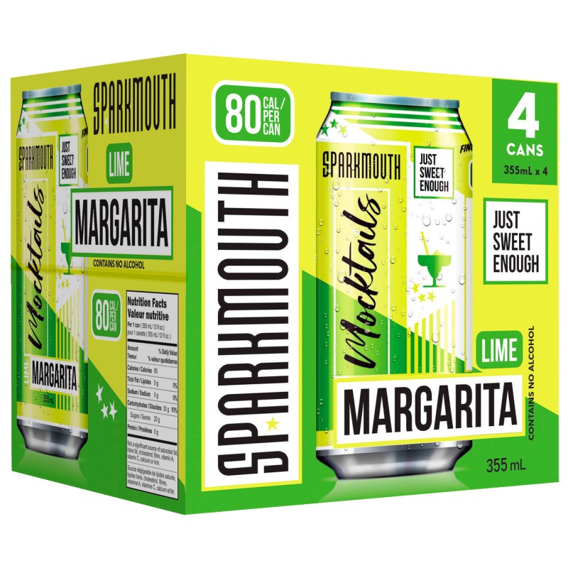 Sparkmouth Margarita Mocktails - 4X355ml