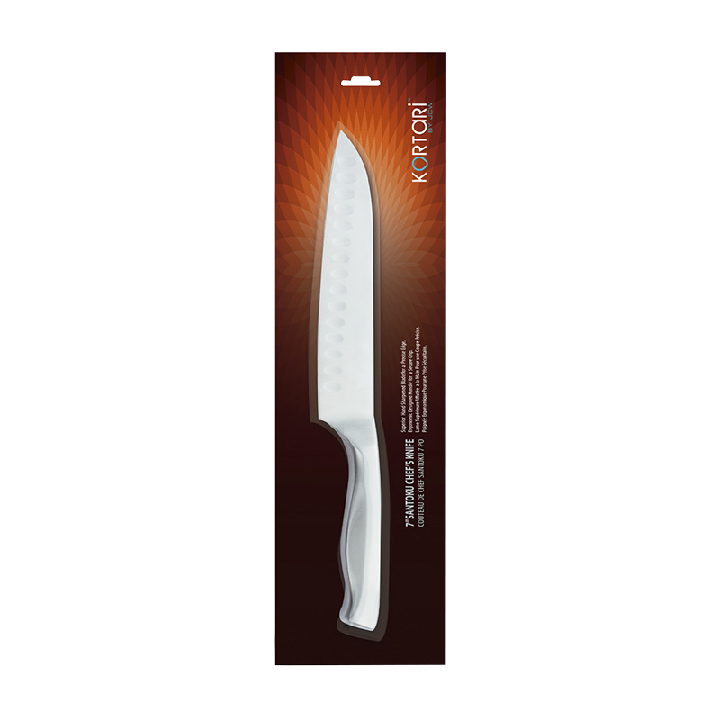 Kortari Stainless Steel Santoku Knife - 7 inch 