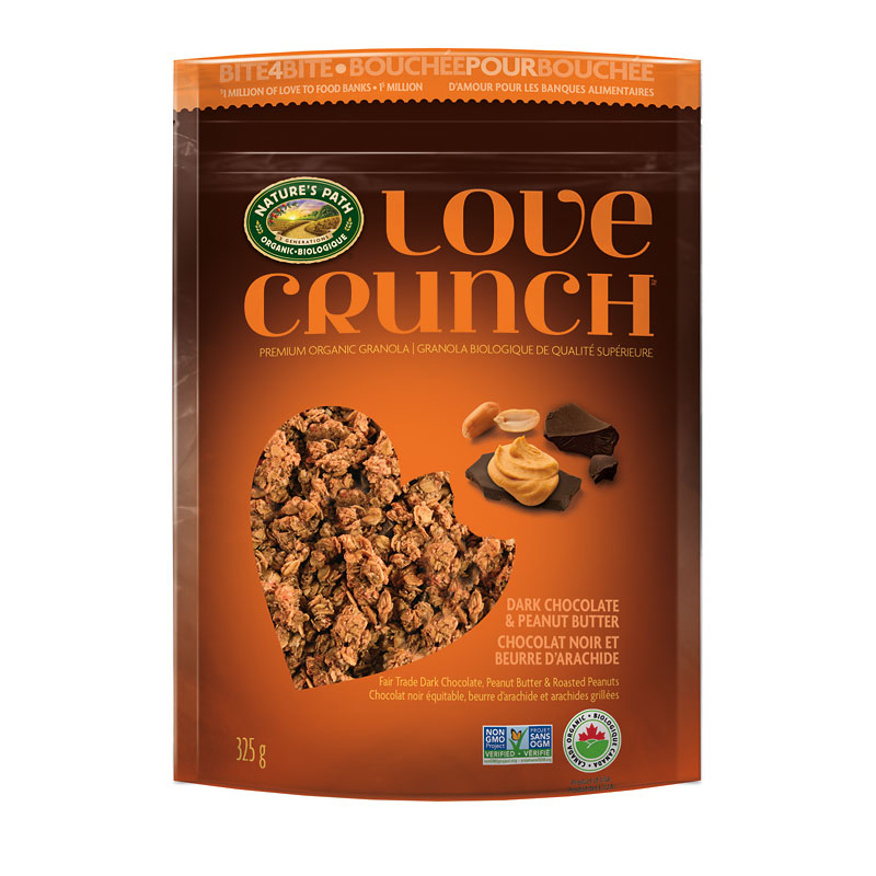 Nature's Path Love Crunch Granola - Dark Chocolate & Peanut Butter - 325g