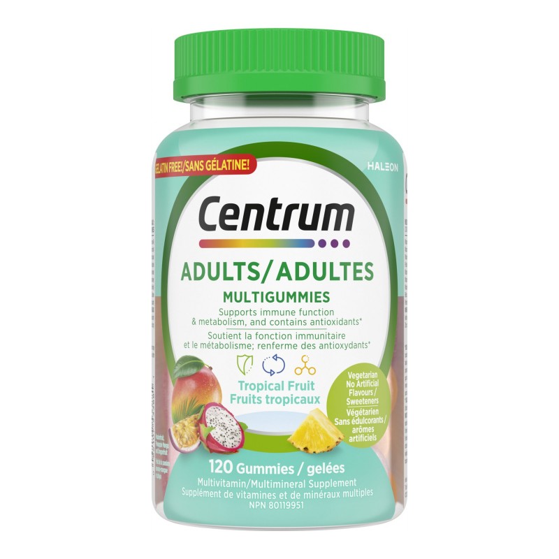 Centrum MultiGummies Adults - Tropical Fruit - 120's
