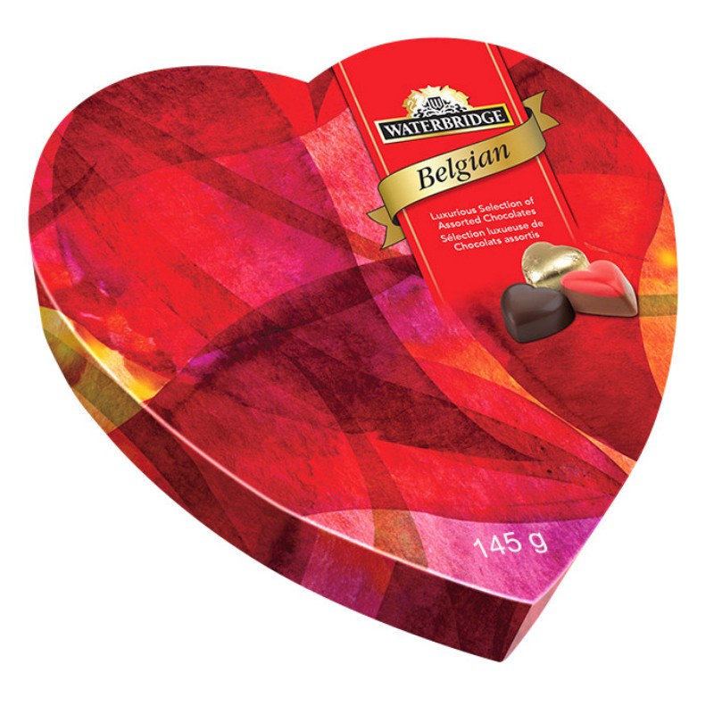 Waterbridge Chocolate Heart Box - 145g